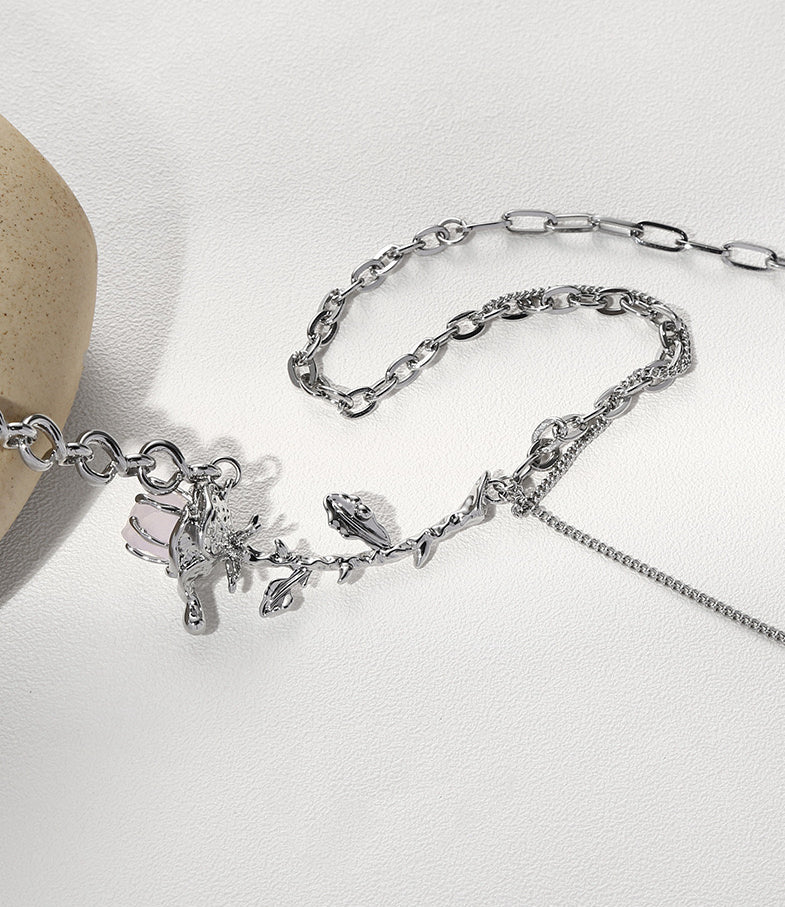 Twilight Rose Necklace