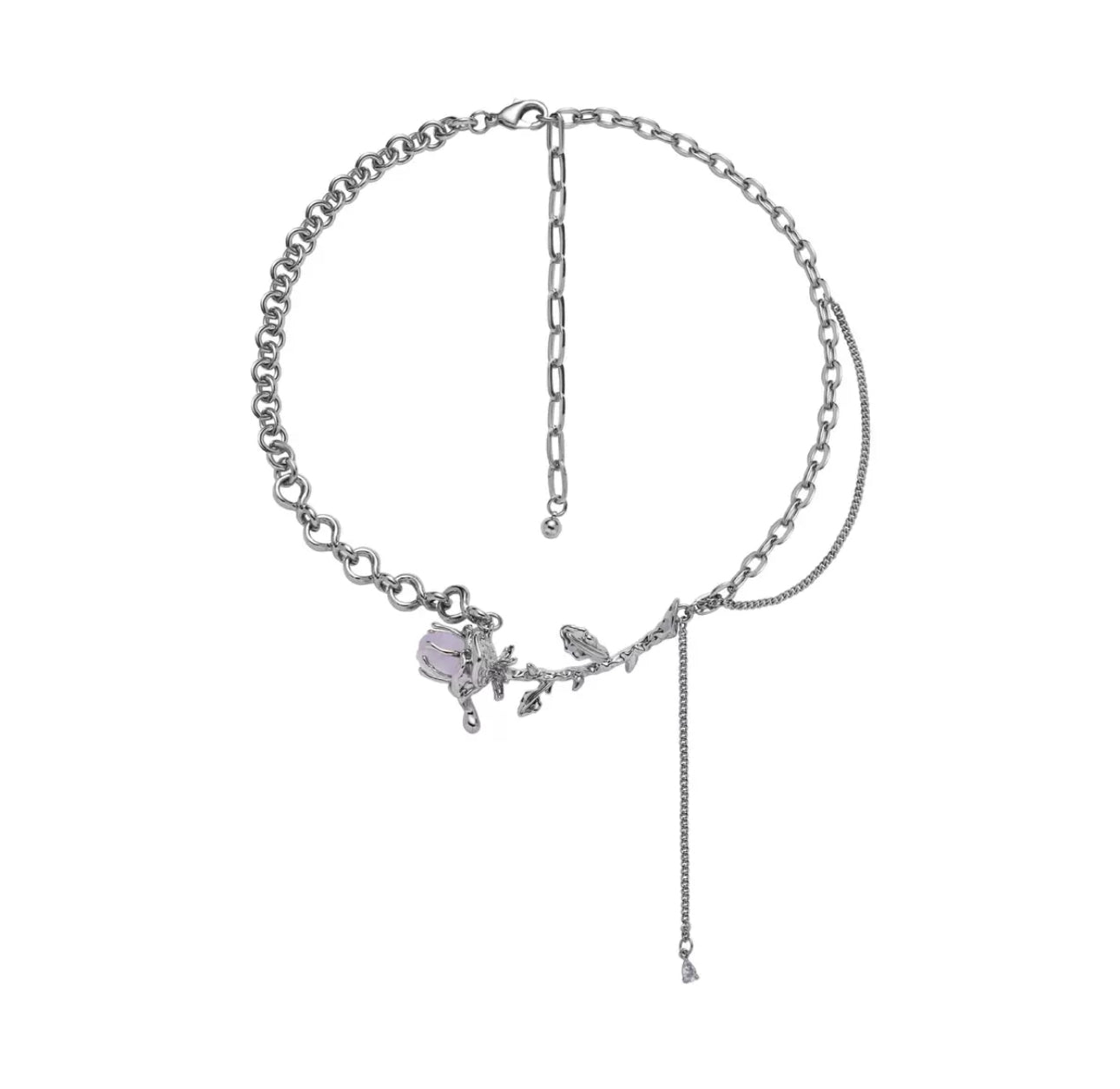 Twilight Rose Necklace