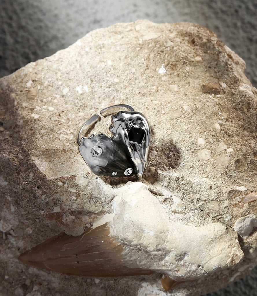 Lava Love Heart Ring