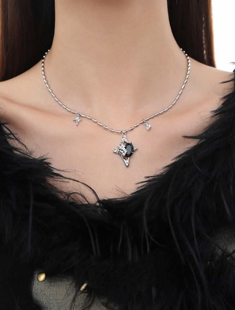 Gothic Star Pendant Necklace