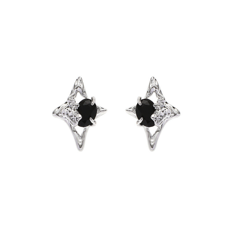 Gothic Star Earrings
