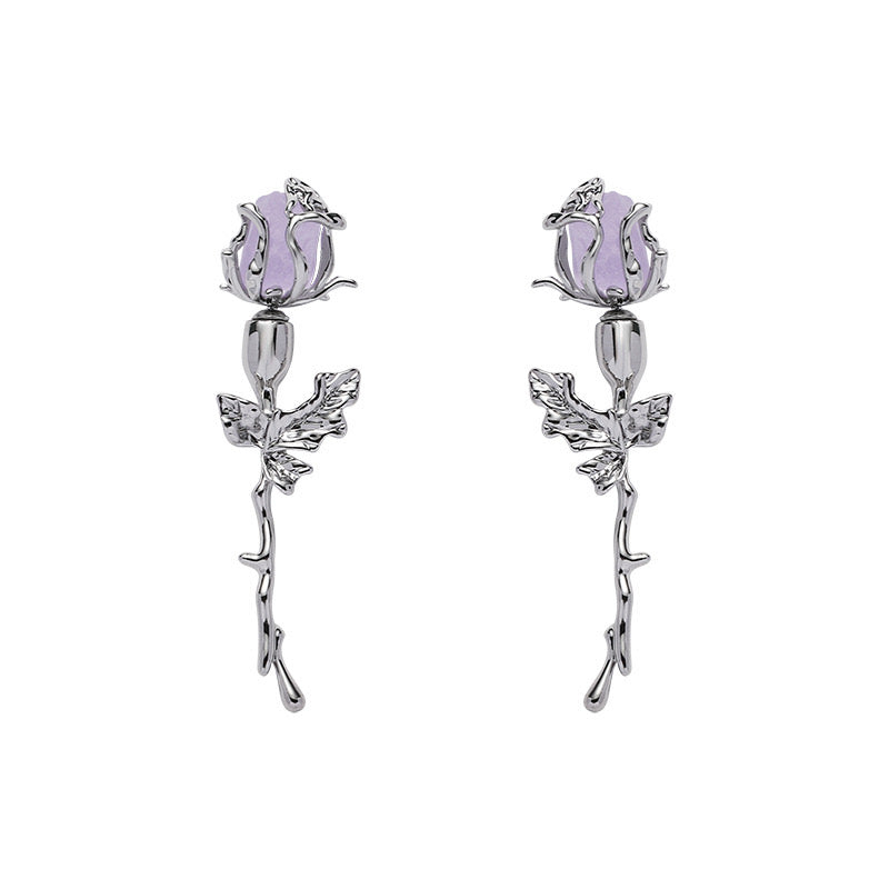 Twilight Rose Earrings